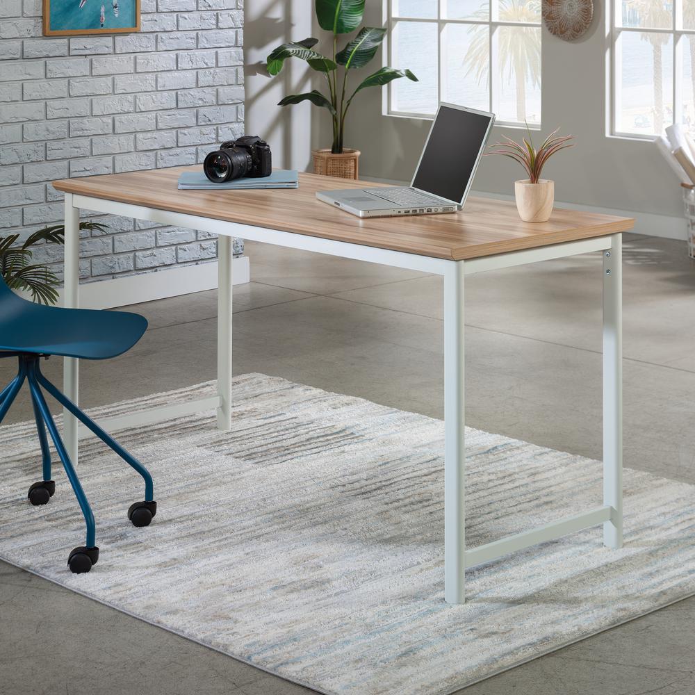 Bergen Circle 60×24 Table Desk  Kiln Acacia