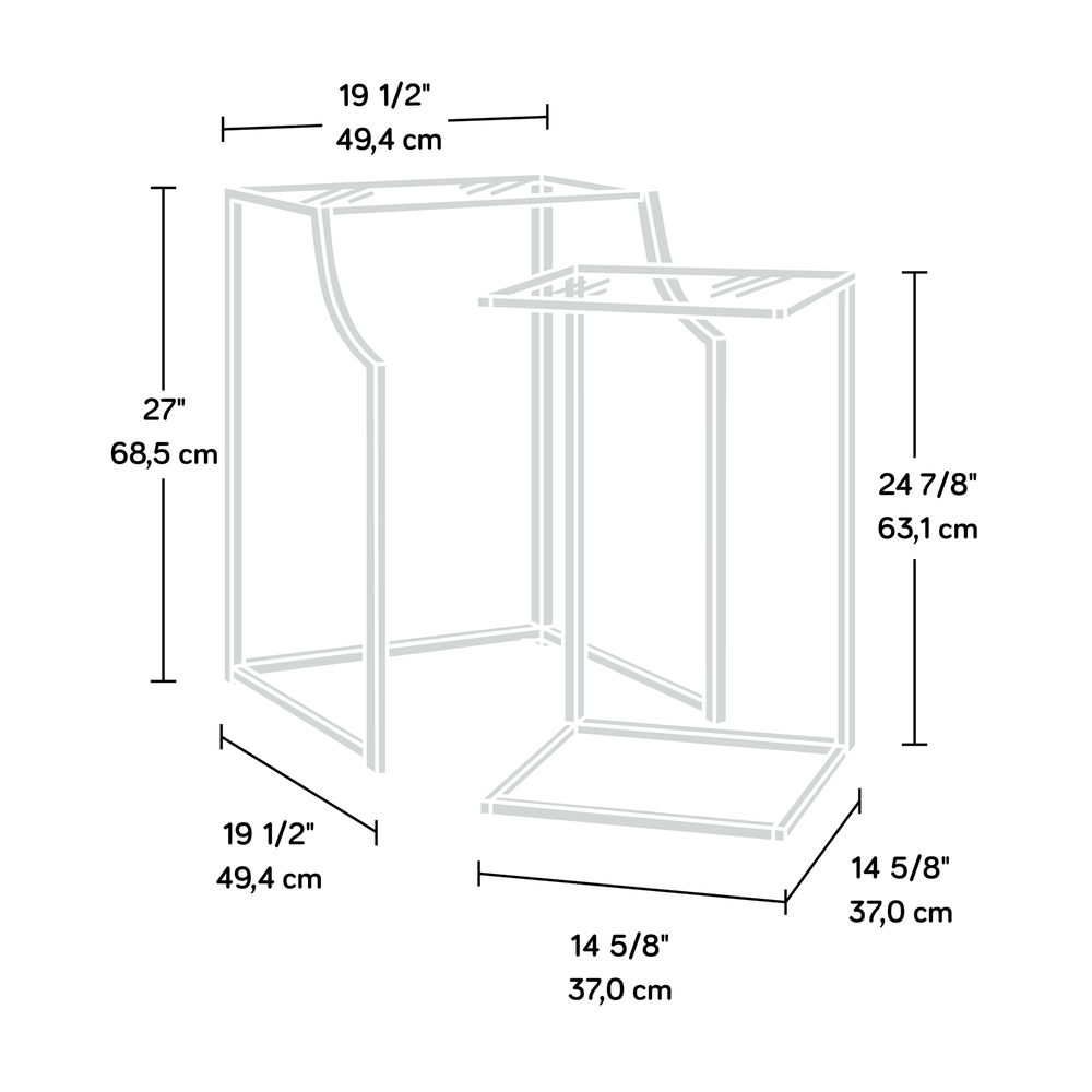 International Lux Nesting Tables 3A
