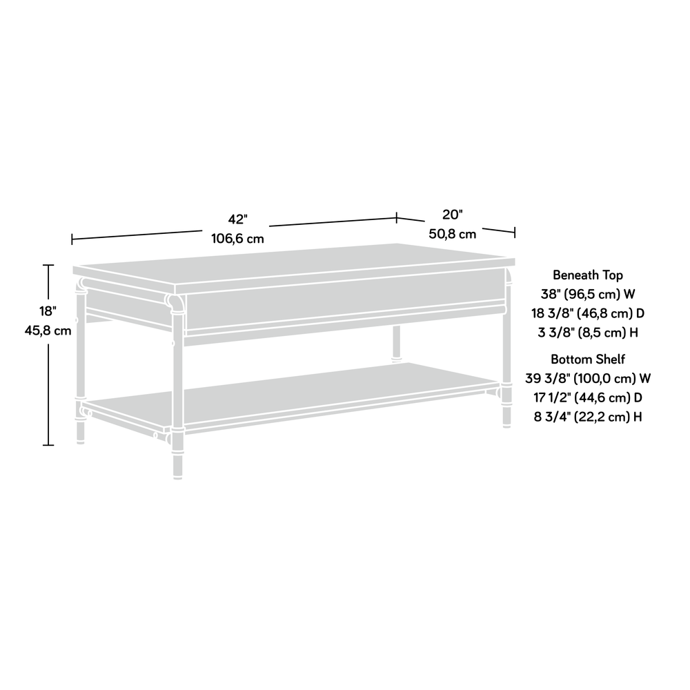 Iron City Lift Top Coffee Table