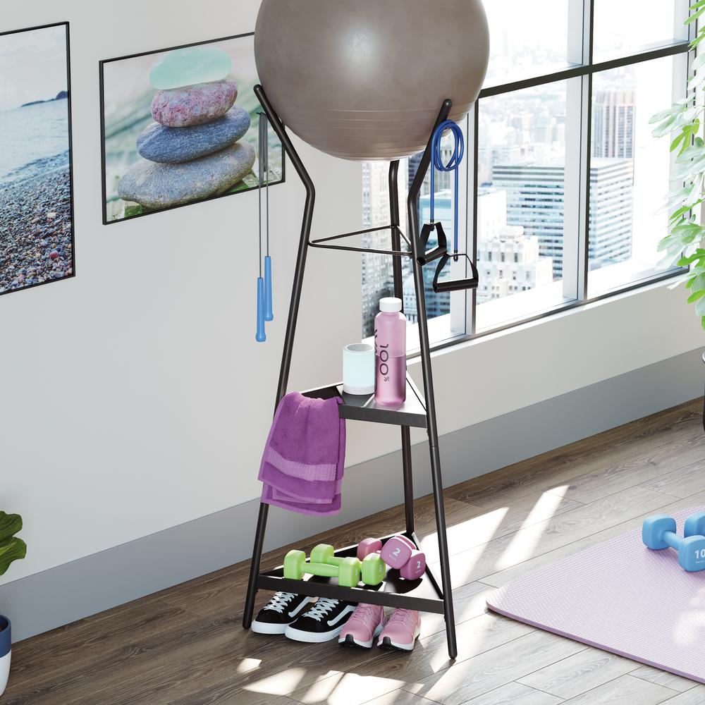 Boulevard Cafe Coat Tree With Shelves 3A