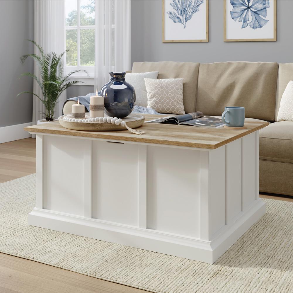 Cottage Road Storage Coffee Table Wh
