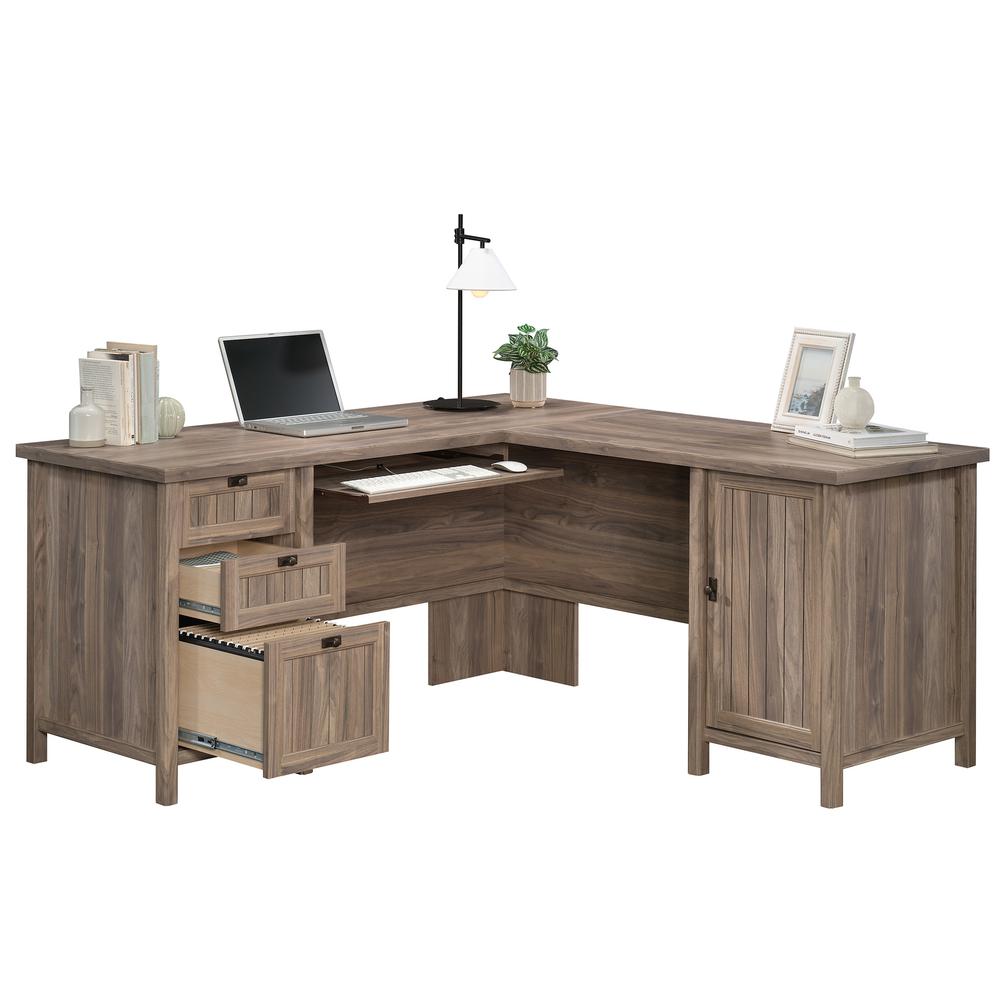 Costa L-Desk  Washed Walnut