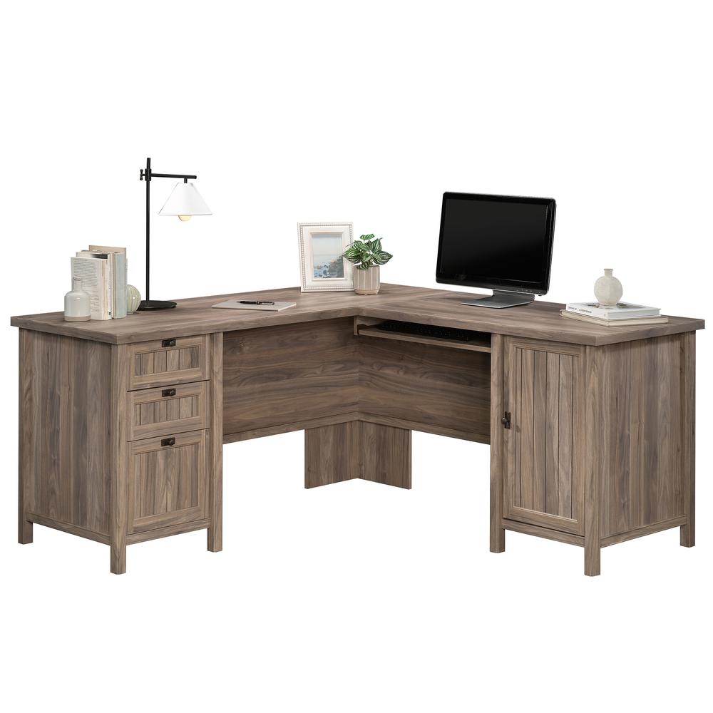 Costa L-Desk  Washed Walnut