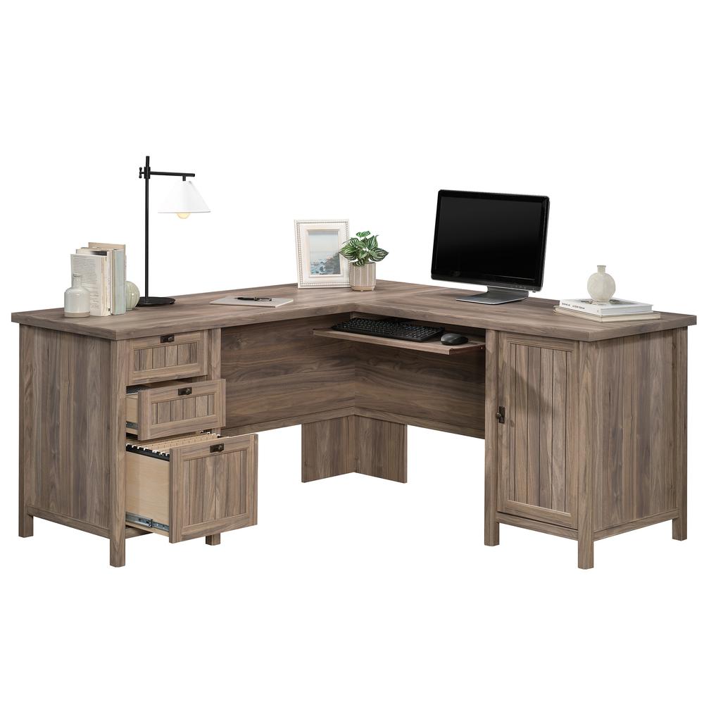 Costa L-Desk  Washed Walnut