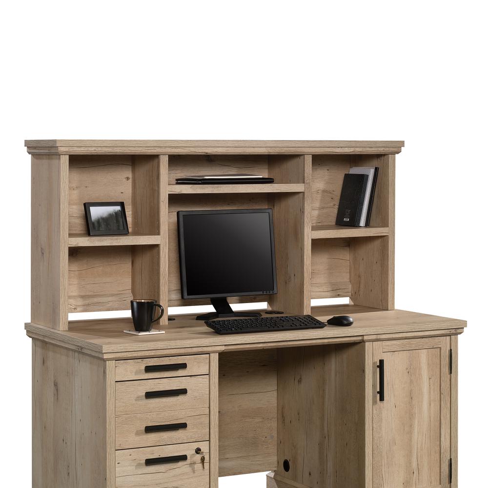 Mason Peak Computer Hutch Prime Oak