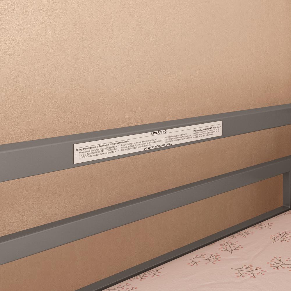 Boulevard Cafe Metal Bunk Bed Grey