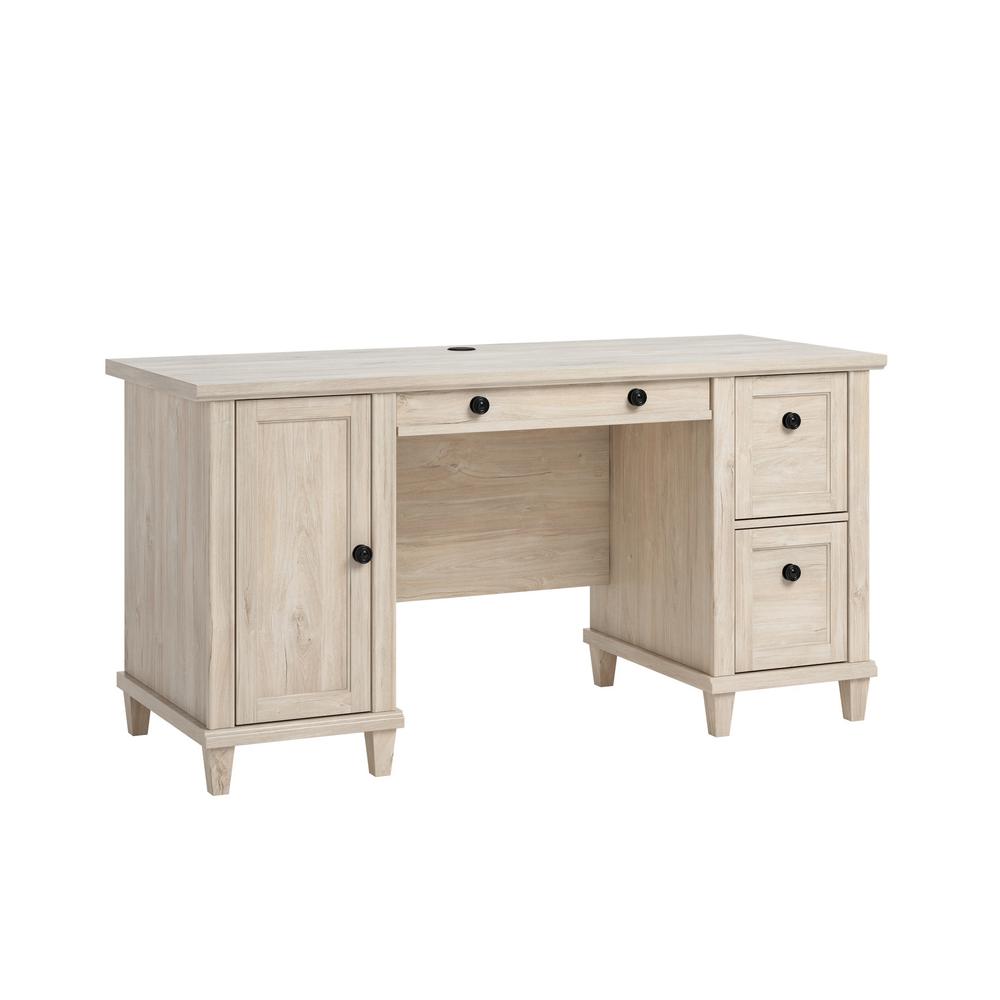 HAMMOND COMPUTER DESK CHALK OAK