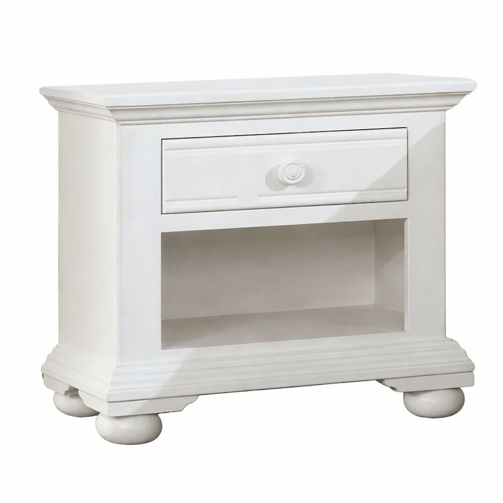 Cottage Traditions 1-Drawer Nightstand – White Cottage