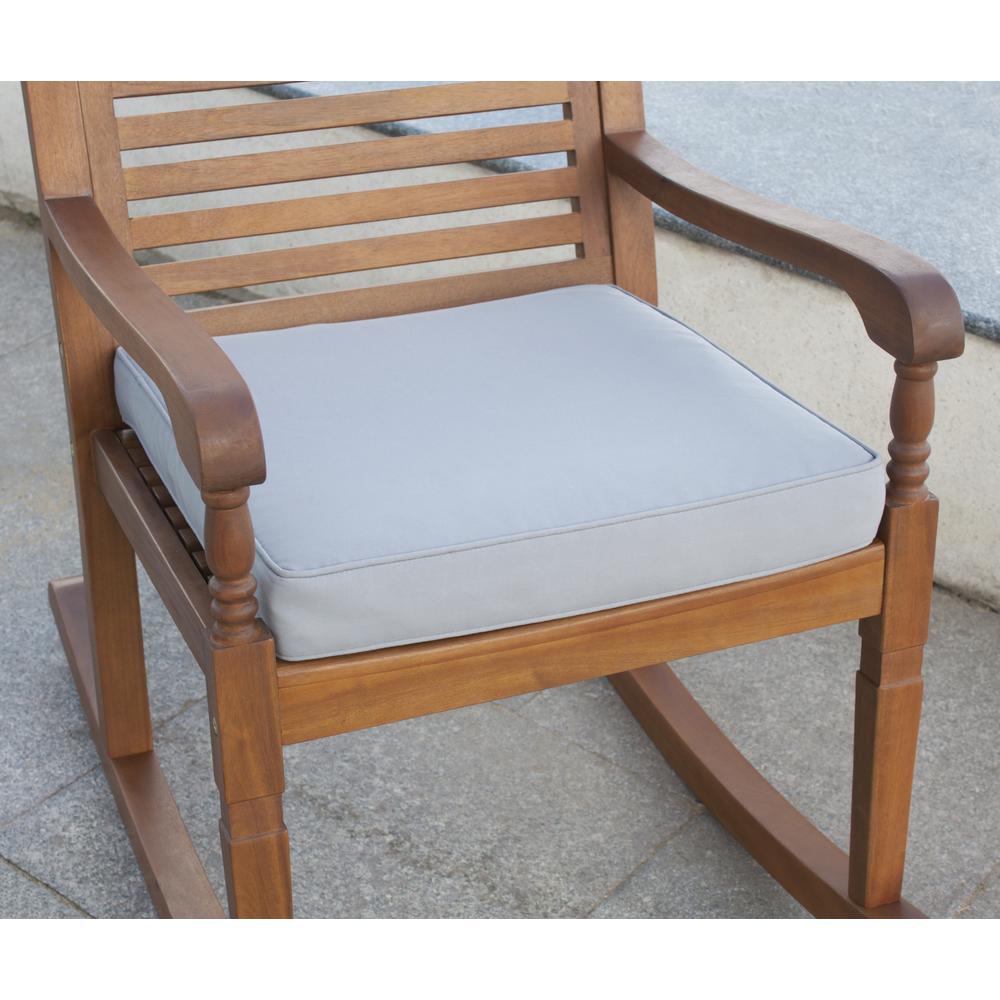 Natural Colour Stain With Grey Cushion