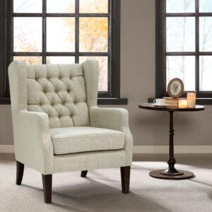 Maxwell Button Tufted Wing Chair from Madison Park in  Linen. Maxwell Button Tufted Wing Chair from Madison Park in  Linen. Maxwell Button Tufted Wing Chair from Madison Park in  Linen. Maxwell Button Tufted Wing Chair from Madison Park in  Linen. Maxwell Button Tufted Wing Chair from Madison Park in  Linen.