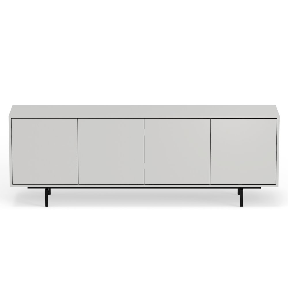 Graysen White Laminate 4 Door TV Console