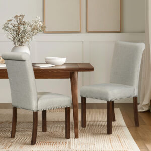 Aubrey Upholstered Dining Chair with Nailhead Trim Set of 2 from 510 Design in  Natural. Aubrey Upholstered Dining Chair with Nailhead Trim Set of 2 from 510 Design in  Natural. Aubrey Upholstered Dining Chair with Nailhead Trim Set of 2 from 510 Design in  Natural. Aubrey Upholstered Dining Chair with Nailhead Trim Set of 2 from 510 Design in  Natural. Aubrey Upholstered Dining Chair with Nailhead Trim Set of 2 from 510 Design in  Natural.