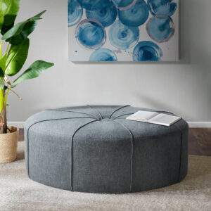 Ferris Oval Ottoman from Madison Park in  Blue. Ferris Oval Ottoman from Madison Park in  Blue. Ferris Oval Ottoman from Madison Park in  Blue. Ferris Oval Ottoman from Madison Park in  Blue. Ferris Oval Ottoman from Madison Park in  Blue.