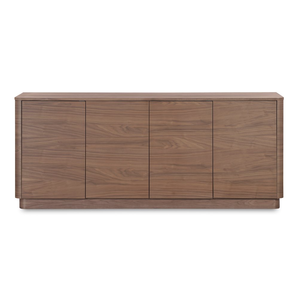 Round Off Sideboard Walnut Brown