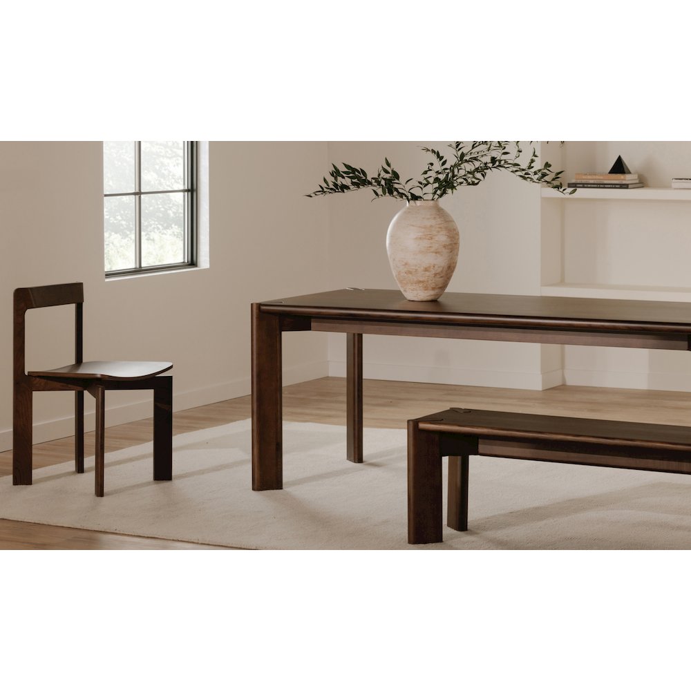 Daifuku Large Dining Table Brown