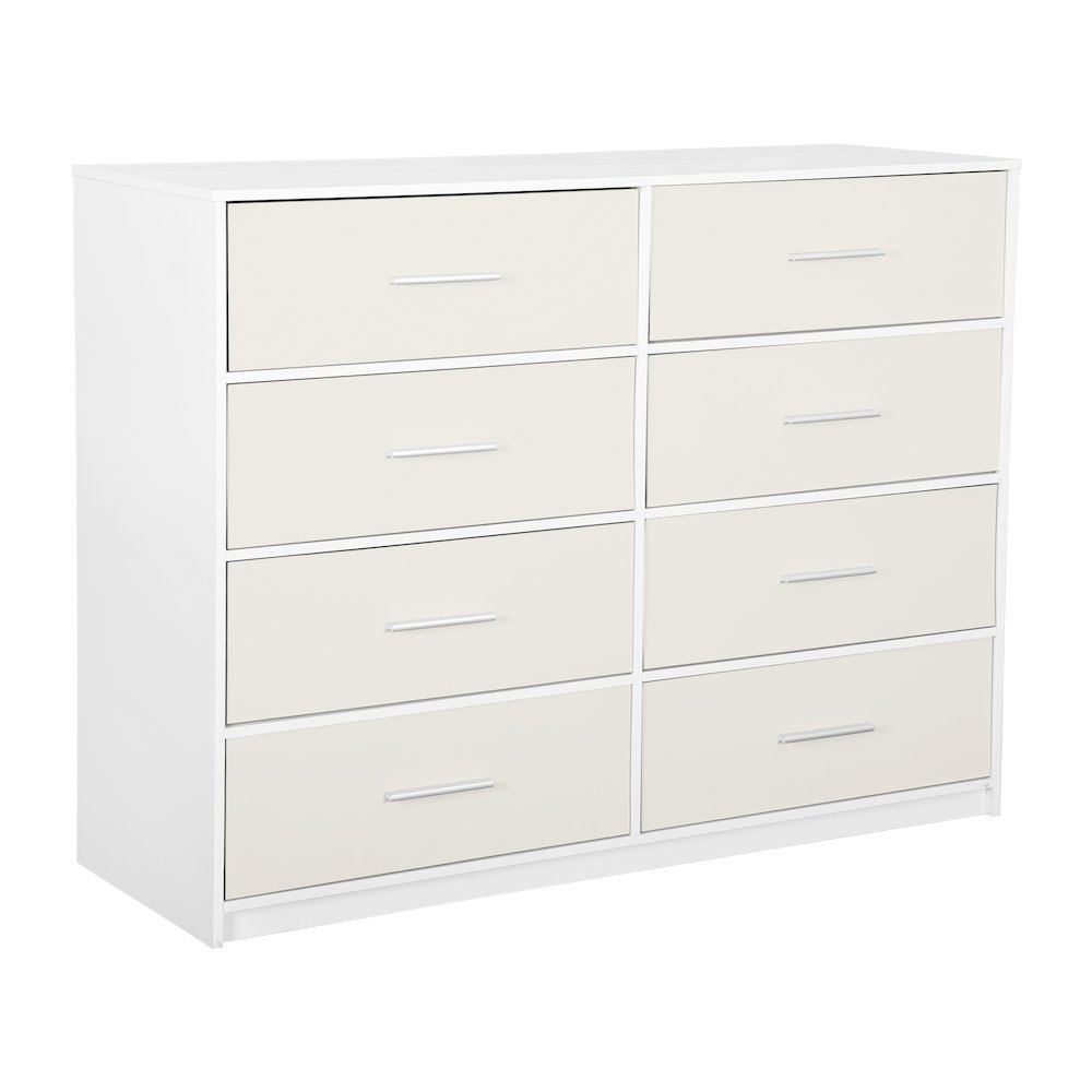 8-Drawer Dresser with Large Fabric Drawers