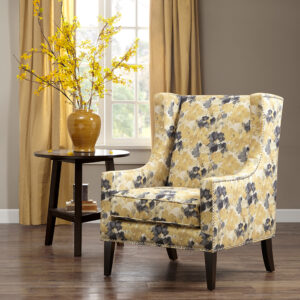Barton Wing Chair from Madison Park in  Yellow. Barton Wing Chair from Madison Park in  Yellow. Barton Wing Chair from Madison Park in  Yellow. Barton Wing Chair from Madison Park in  Yellow. Barton Wing Chair from Madison Park in  Yellow.