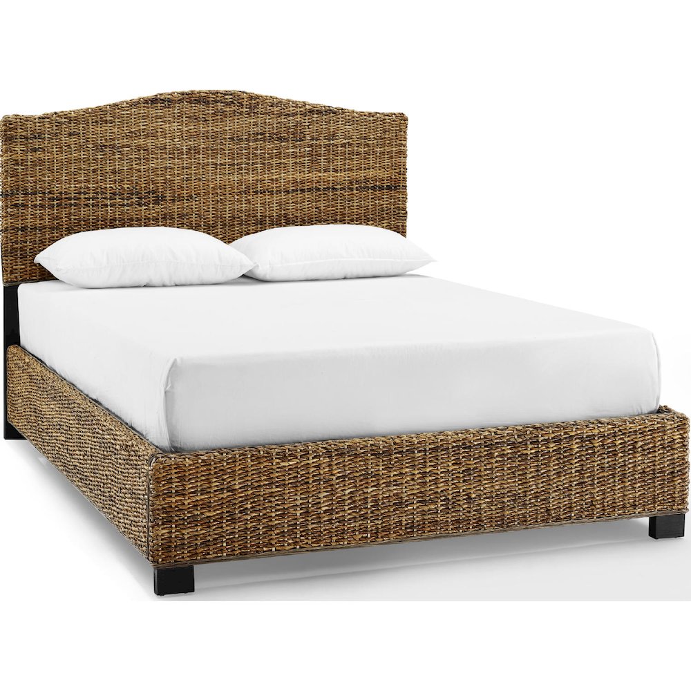 Serena Rattan King Bed