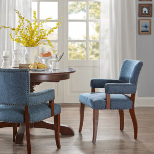 Dawson Upholstered Dining Chair with Padded Arm from Madison Park in  Blue. Dawson Upholstered Dining Chair with Padded Arm from Madison Park in  Blue. Dawson Upholstered Dining Chair with Padded Arm from Madison Park in  Blue. Dawson Upholstered Dining Chair with Padded Arm from Madison Park in  Blue. Dawson Upholstered Dining Chair with Padded Arm from Madison Park in  Blue.