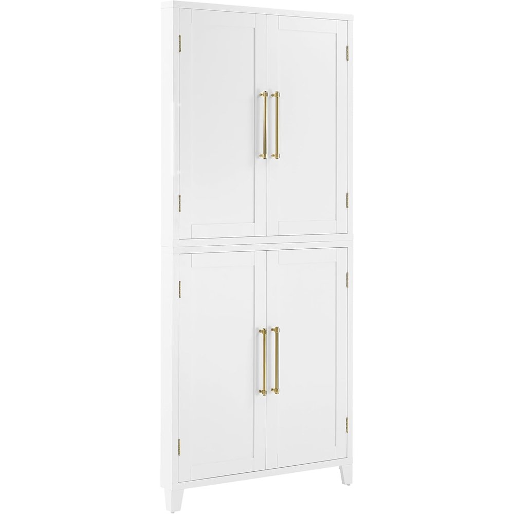 Roarke Corner Kitchen Storage Pantry Cabinet