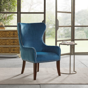 Hancock Button Tufted Back Accent Chair from Madison Park in  Blue. Hancock Button Tufted Back Accent Chair from Madison Park in  Blue. Hancock Button Tufted Back Accent Chair from Madison Park in  Blue. Hancock Button Tufted Back Accent Chair from Madison Park in  Blue. Hancock Button Tufted Back Accent Chair from Madison Park in  Blue.