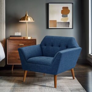 Newport Wide Mid-Century Modern Lounge Chair from INK+IVY in  Blue. Newport Wide Mid-Century Modern Lounge Chair from INK+IVY in  Blue. Newport Wide Mid-Century Modern Lounge Chair from INK+IVY in  Blue. Newport Wide Mid-Century Modern Lounge Chair from INK+IVY in  Blue. Newport Wide Mid-Century Modern Lounge Chair from INK+IVY in  Blue.