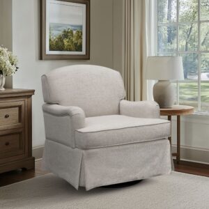 Melody Swivel Glider Skirted ArmChair from Martha Stewart in  Cream. Melody Swivel Glider Skirted ArmChair from Martha Stewart in  Cream. Melody Swivel Glider Skirted ArmChair from Martha Stewart in  Cream. Melody Swivel Glider Skirted ArmChair from Martha Stewart in  Cream. Melody Swivel Glider Skirted ArmChair from Martha Stewart in  Cream.