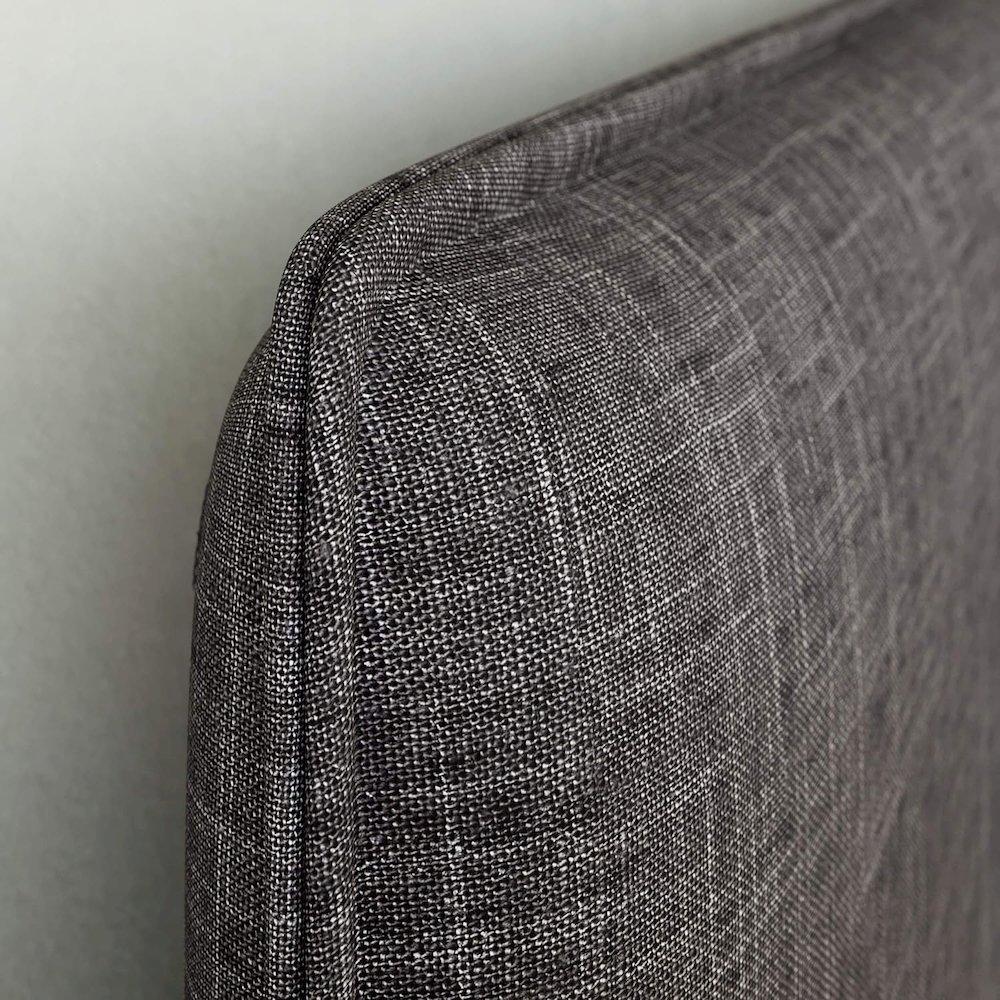 Harvey Park Quen Headboard Dark Grey