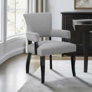 Dawson Upholstered Dining Chair with Padded Arm from Madison Park in  Grey. Dawson Upholstered Dining Chair with Padded Arm from Madison Park in  Grey. Dawson Upholstered Dining Chair with Padded Arm from Madison Park in  Grey. Dawson Upholstered Dining Chair with Padded Arm from Madison Park in  Grey. Dawson Upholstered Dining Chair with Padded Arm from Madison Park in  Grey.