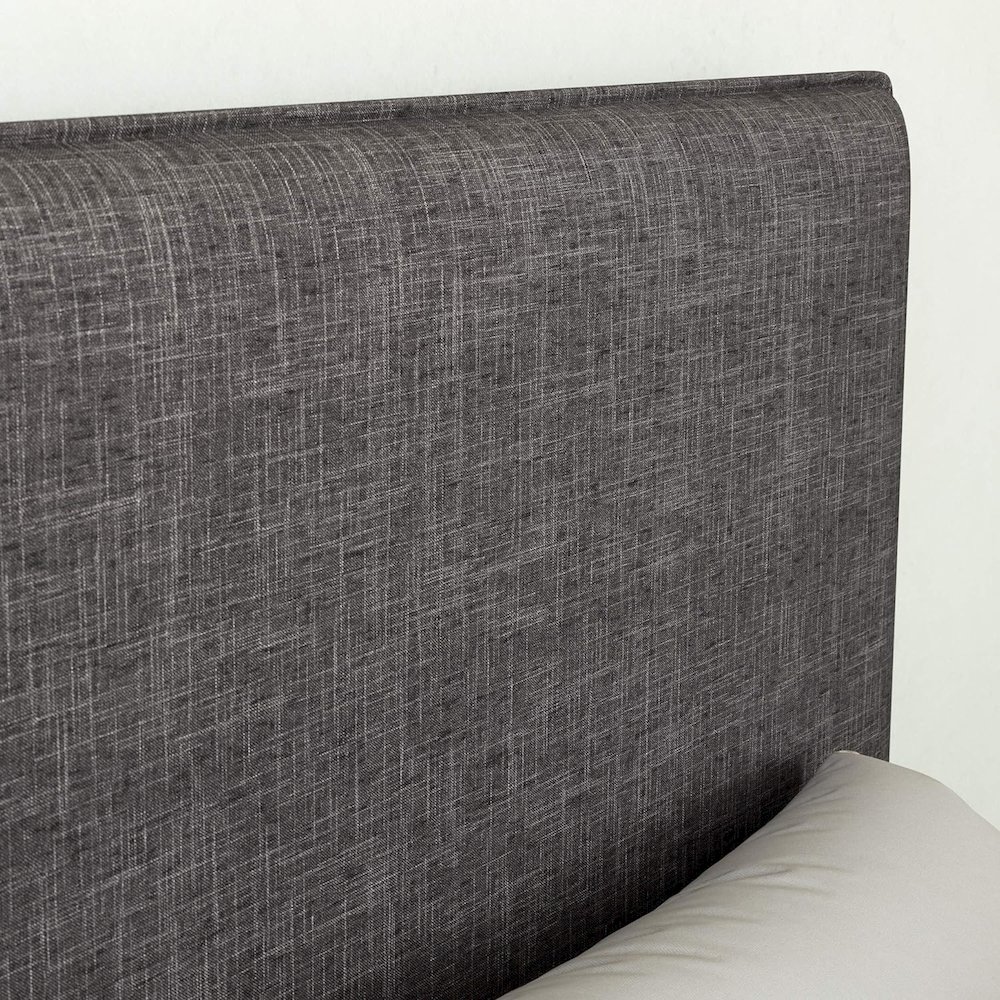 Harvey Park Quen Headboard Dark Grey