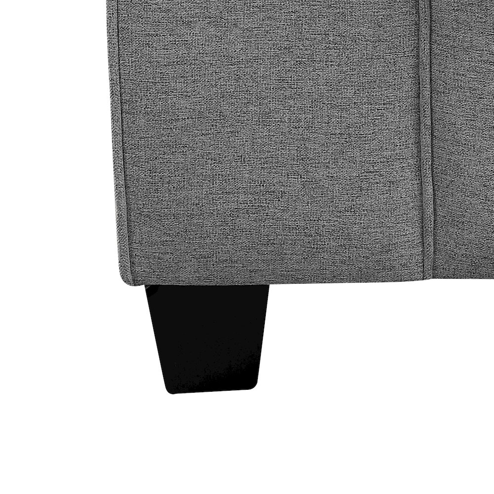 Inaya 67 Inch Loveseat – Light Gray Linen 2-Seater Sofa for Small Spaces