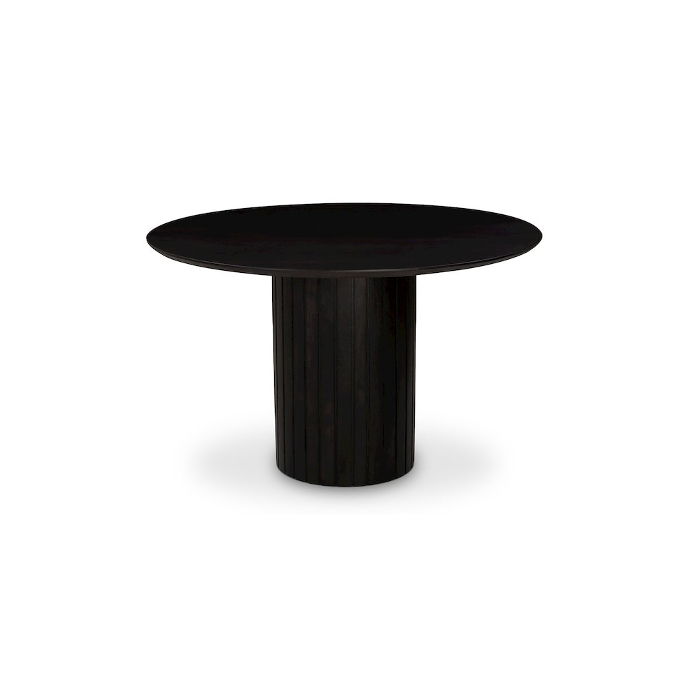 Povera Round Dining Table Black