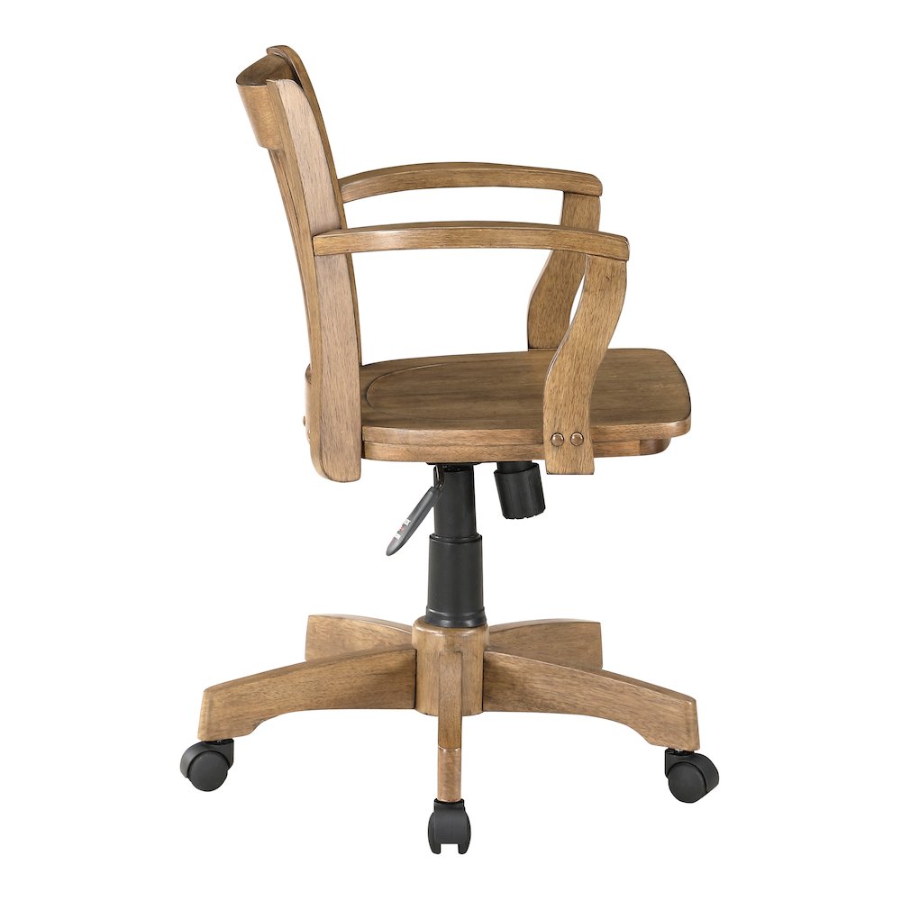 Deluxe Wood Banker’s Chair
