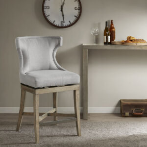 Carson Counter Stool with Swivel Seat from Madison Park in  Light Grey. Carson Counter Stool with Swivel Seat from Madison Park in  Light Grey. Carson Counter Stool with Swivel Seat from Madison Park in  Light Grey. Carson Counter Stool with Swivel Seat from Madison Park in  Light Grey. Carson Counter Stool with Swivel Seat from Madison Park in  Light Grey.