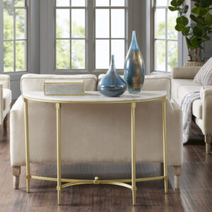 Bordeaux Console Table from Madison Park Signature in  White/Gold. Bordeaux Console Table from Madison Park Signature in  White/Gold. Bordeaux Console Table from Madison Park Signature in  White/Gold. Bordeaux Console Table from Madison Park Signature in  White/Gold. Bordeaux Console Table from Madison Park Signature in  White/Gold.