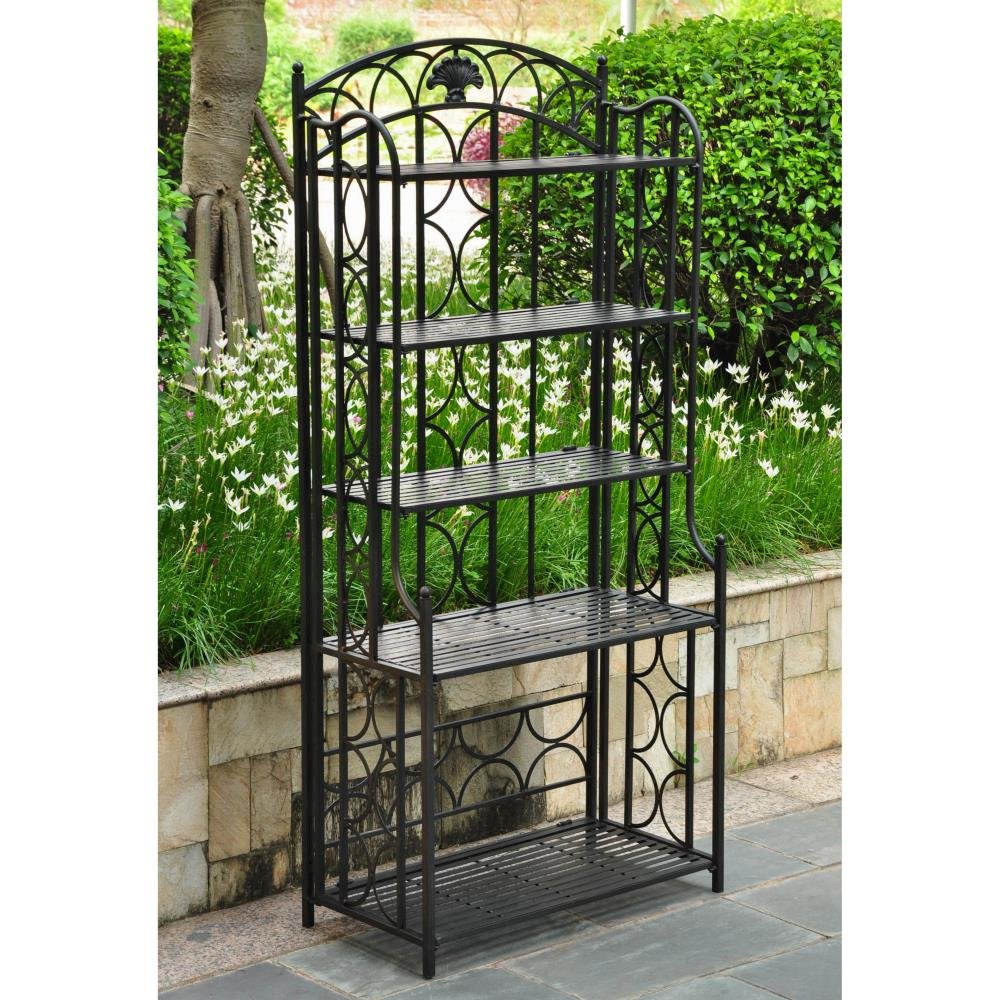 Iron 5-Tier Bakers Rack