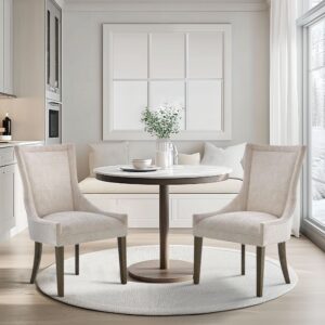 Ultra Ultra Upholstered Dining Side Chairs with wood legs (Set of 2) from Madison Park Signature in  Cream. Ultra Ultra Upholstered Dining Side Chairs with wood legs (Set of 2) from Madison Park Signature in  Cream. Ultra Ultra Upholstered Dining Side Chairs with wood legs (Set of 2) from Madison Park Signature in  Cream. Ultra Ultra Upholstered Dining Side Chairs with wood legs (Set of 2) from Madison Park Signature in  Cream. Ultra Ultra Upholstered Dining Side Chairs with wood legs (Set of 2) from Madison Park Signature in  Cream.