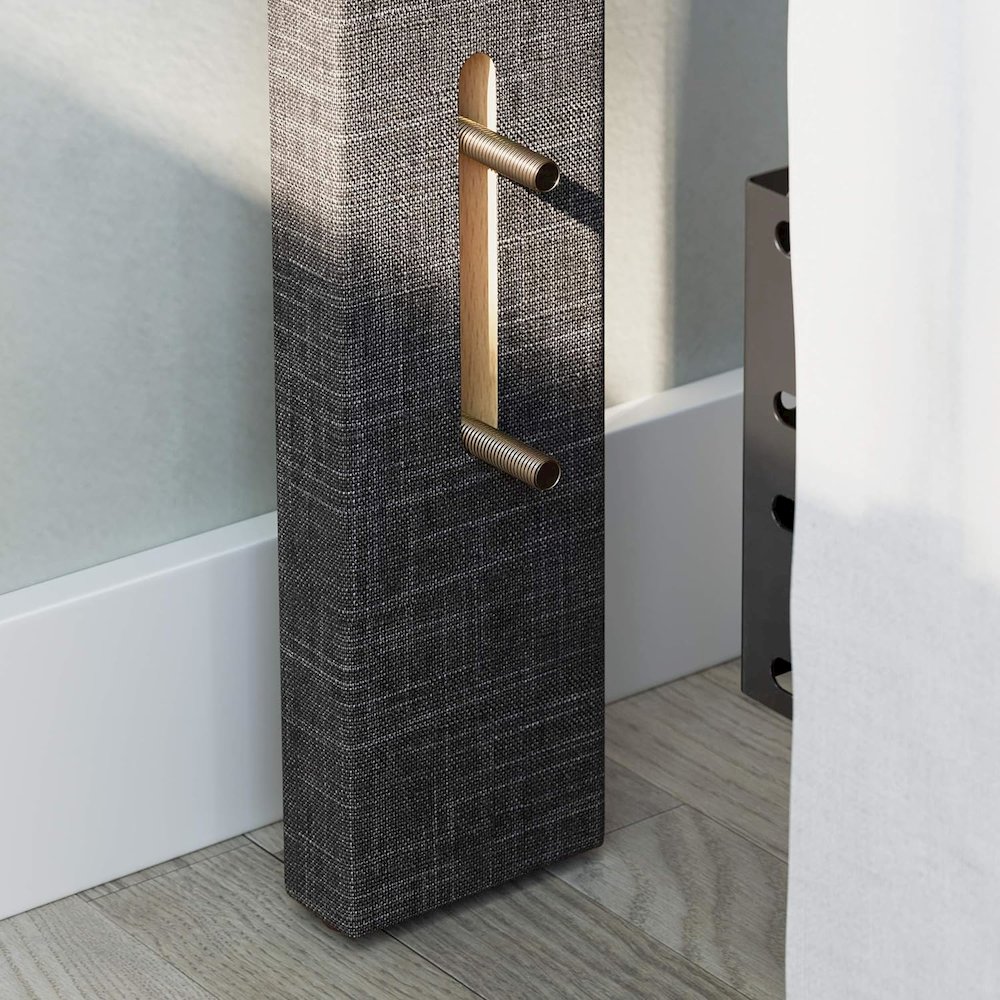 Harvey Park Quen Headboard Dark Grey