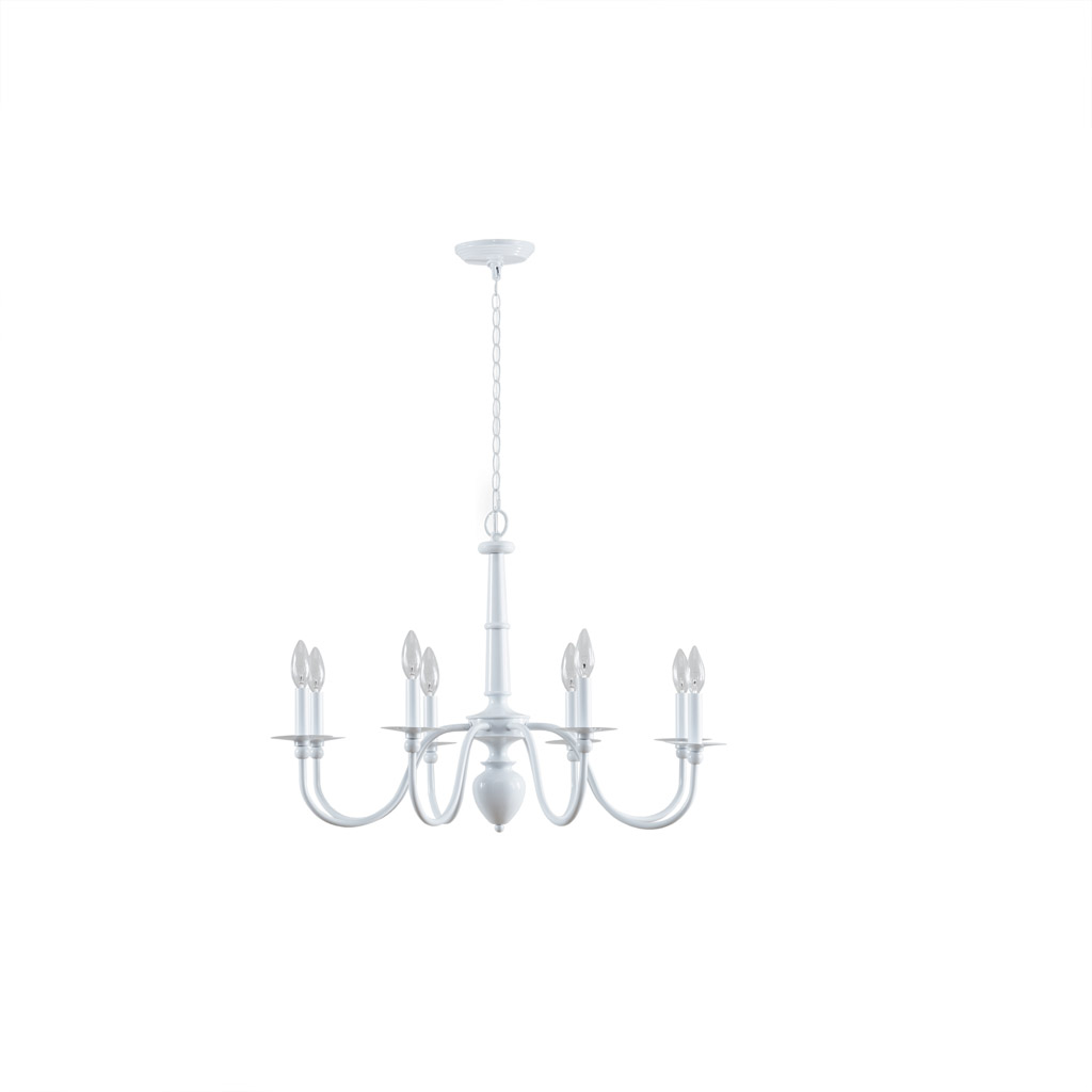Amelia 8-Light Traditional Metal Chandelier