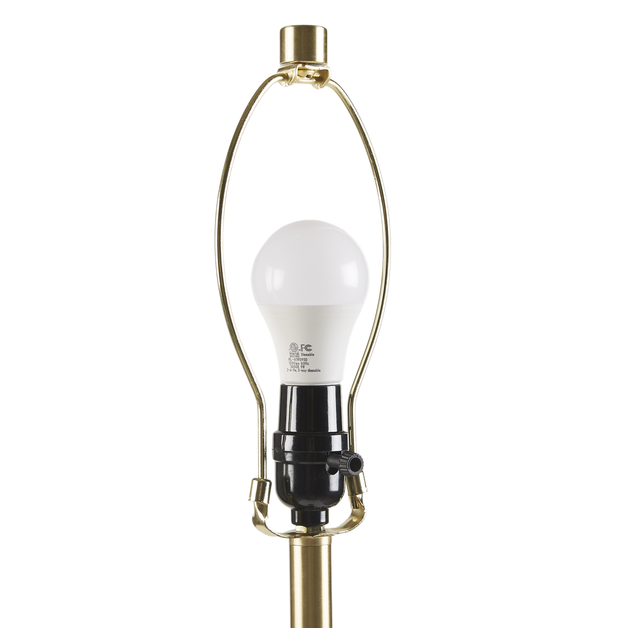 Verla Tapered Faux Wood Dimmable Floor Lamp