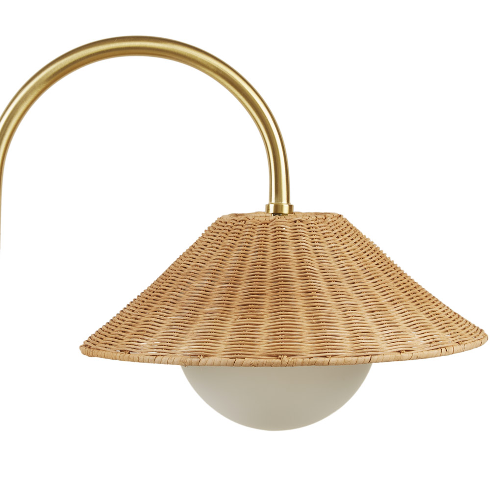 Laguna Rattan Weave Shade Floor Lamp