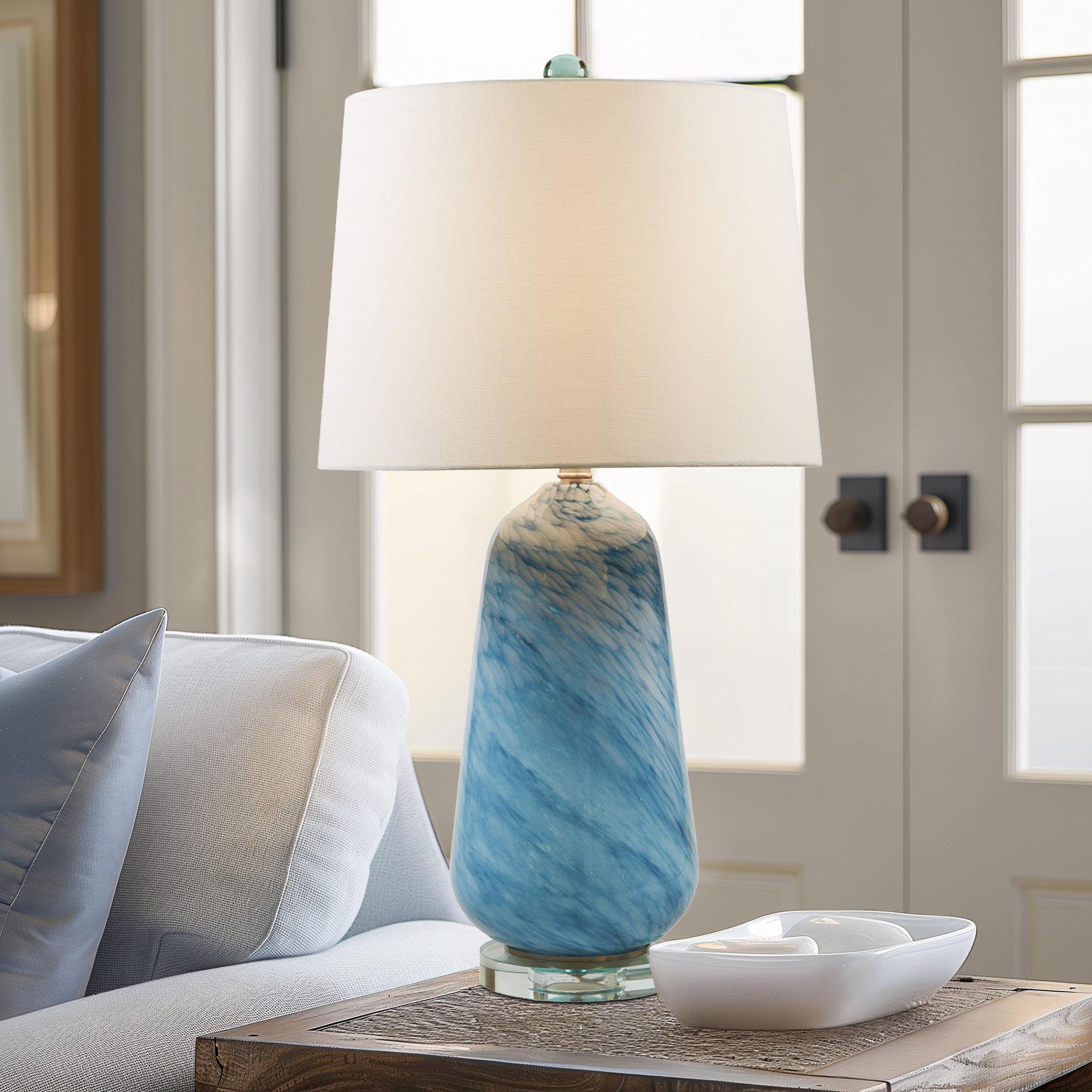 Aquaviva Confetti Glass Table Lamp