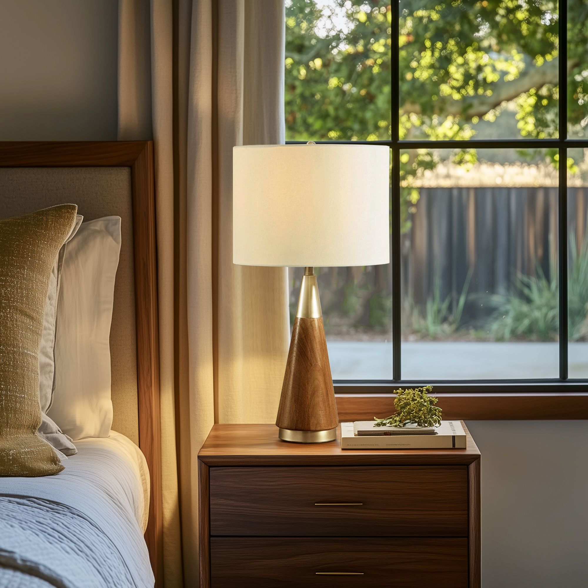 Chrislie Triangular Table Lamp