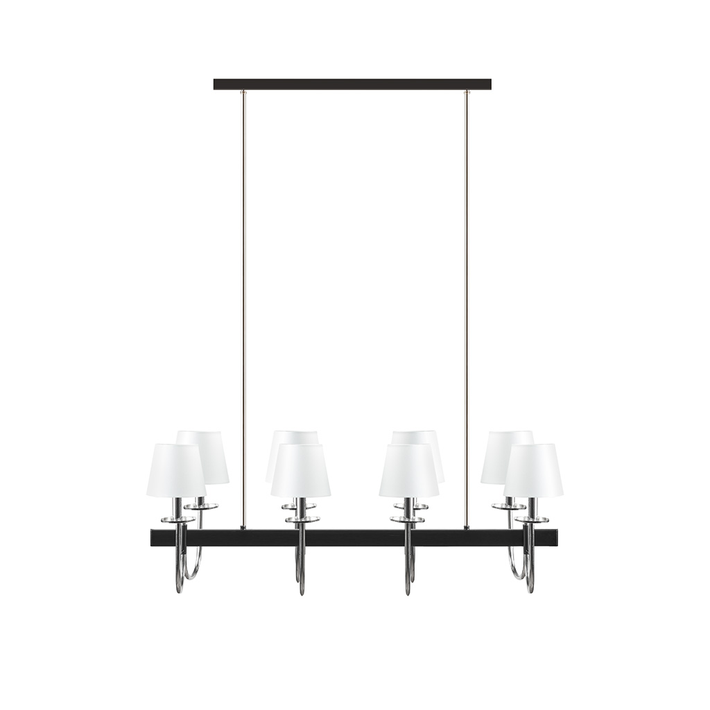 Fairmount 8-Light Traditional Chandelier with Drum Shades