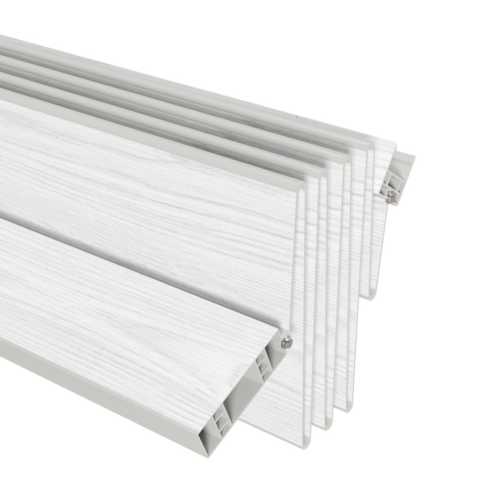 48 W PVC Foldable Accordion Doors or Privacy Room Divider for Internal Use