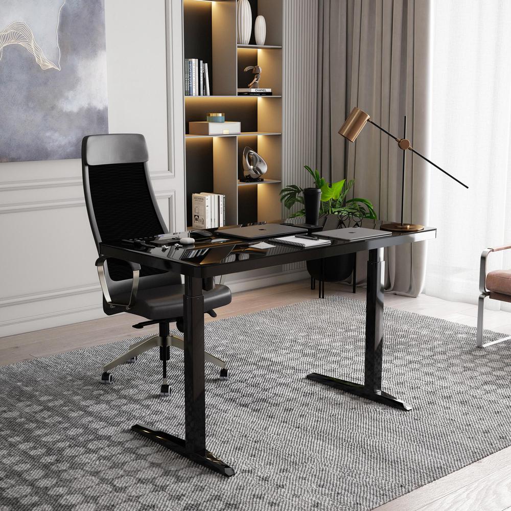 Techni Mobili Electronic Glass Desk