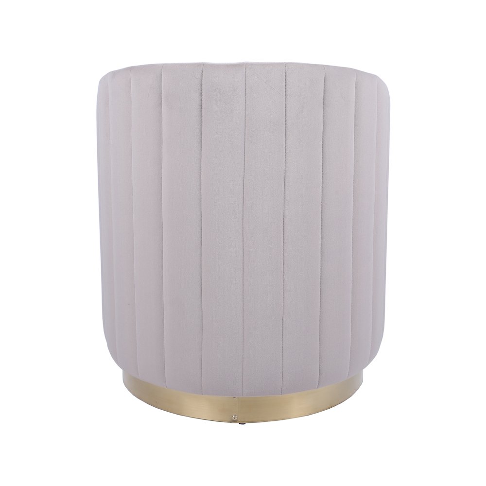 Two-Toned Ottoman with Storage or Vanity Stool