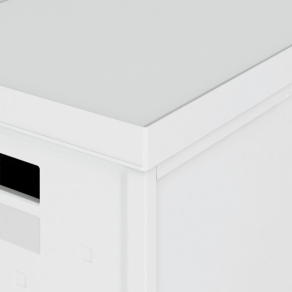 Set of 2 Stackable Storage Box with Lids for Home or Office Organization