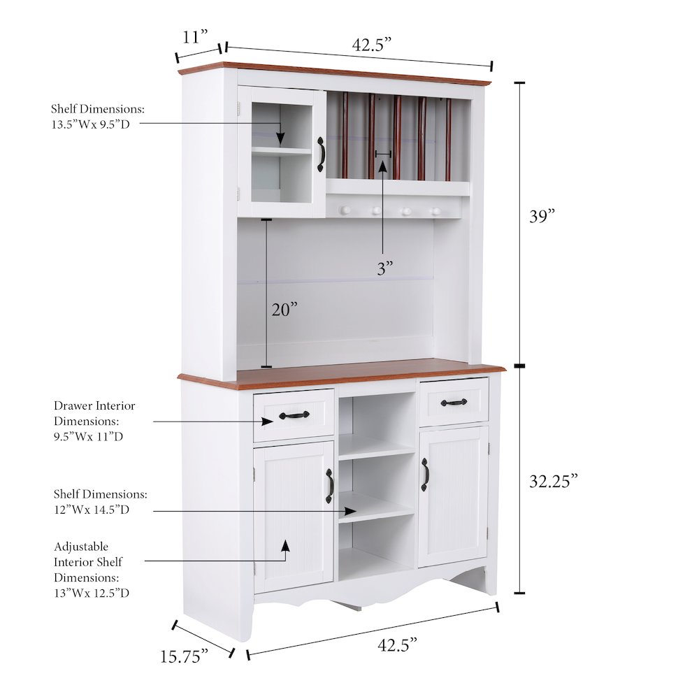 Countryside Buffet and Hutch