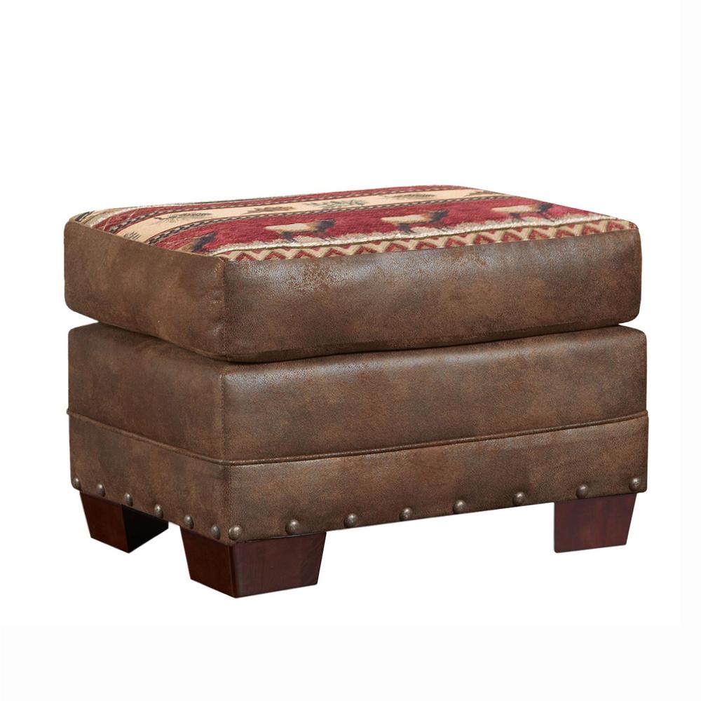 Sierra Lodge Arm Chair with Matching Ottoman